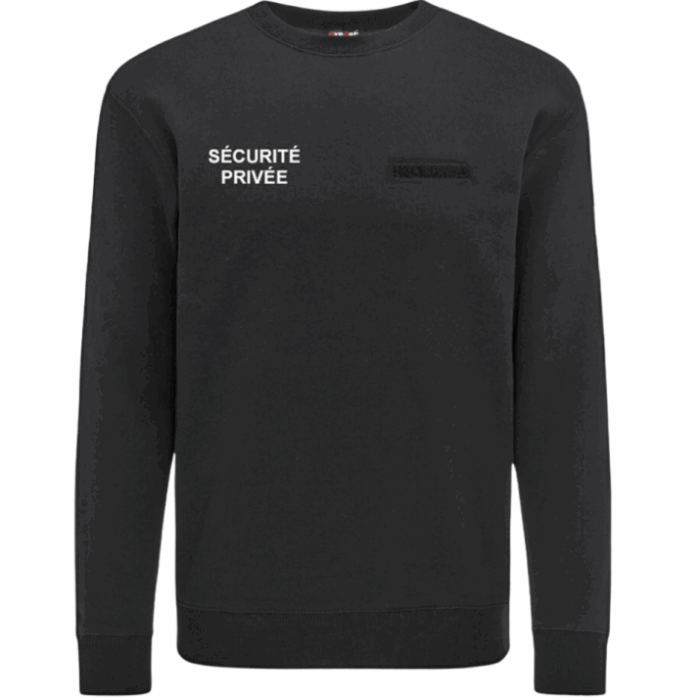 SWEAT NOIR ADS MOLLETON            50% Coton 50%Polyester