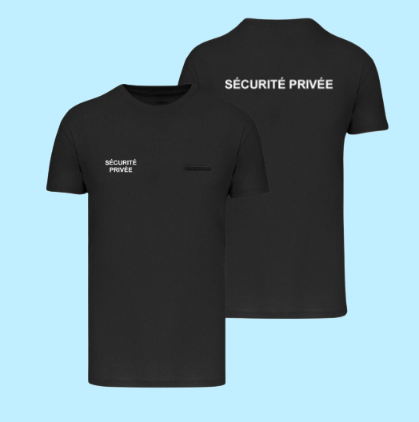 T-SHIRT NOIR ADS   100% coton