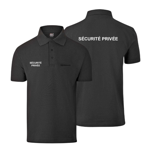 POLO NOIR ADS  MC/ML 100% coton